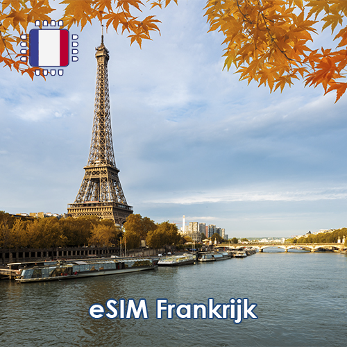 eSIM Frankrijk - 50GB Top Merken Winkel